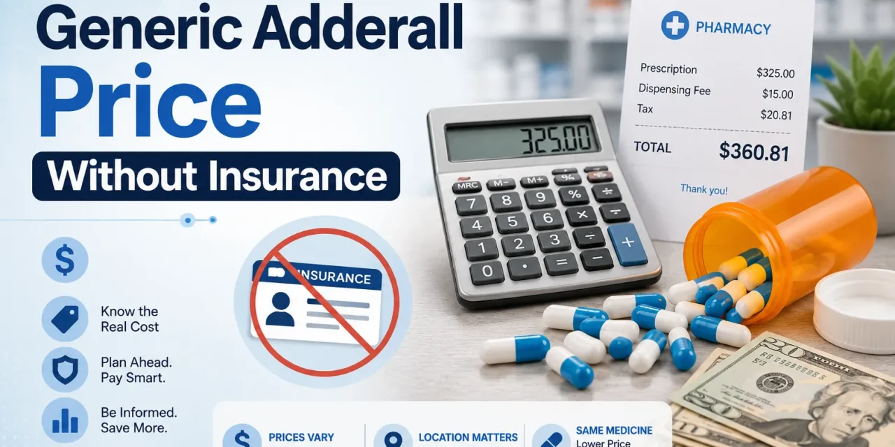 Generic Adderall Price Without Insurance: What to Expect and How to Cut Costs