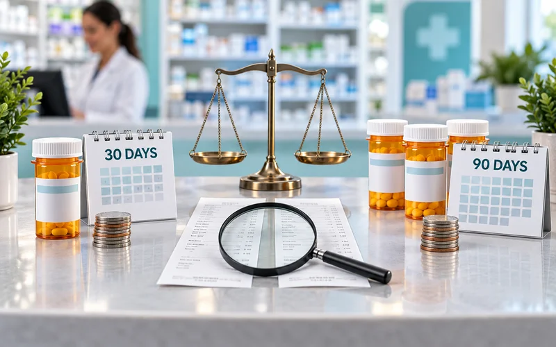 30-Day vs. 90-Day Prescription Supply and Which Saves More?