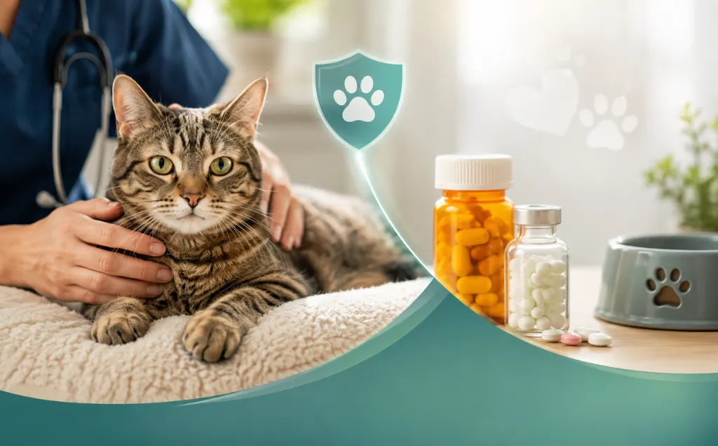 Veterinary-Only Drugs vs. Human Medications Prescribed for Cats 