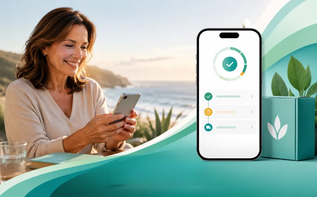 Patient checking the status of a pending prior authorization request with their insurer