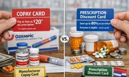 Manufacturer Copay Cards vs. Prescription Discount Cards: What’s the Difference?