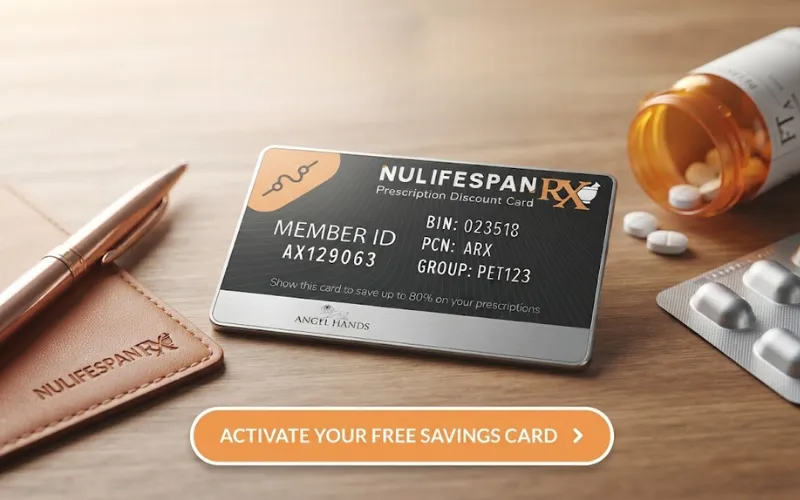 medication using the NuLifeSpan Rx pricing tool