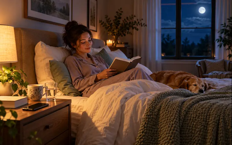 relaxing bedtime routine for better sleep.