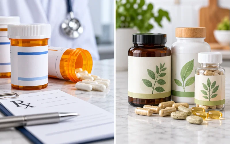 Prescription digestive enzymes vs OTC enzyme supplements.