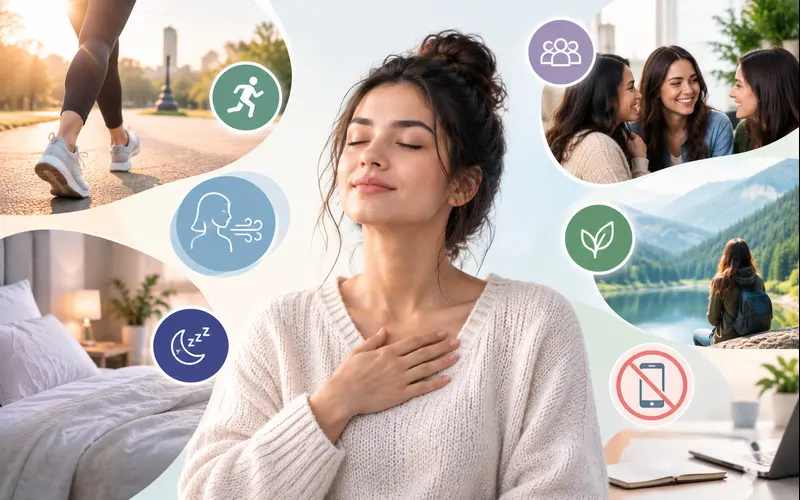Healthy habits for stress relief