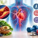 Cardiovascular system, heart anatomy, and healthy lifestyle habits