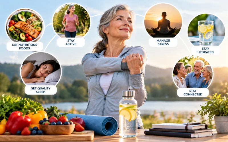 Daily healthy habits for better health and wellness.