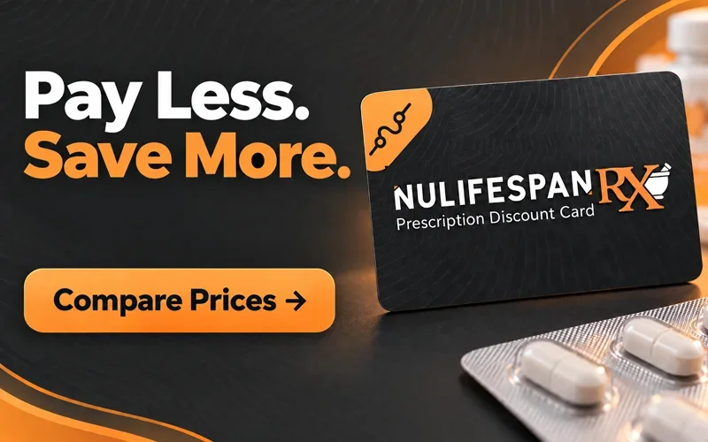 Save more on prescriptions with NuLifeSpanRX.